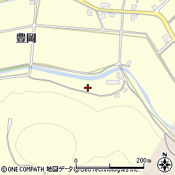 米田川周辺の地図