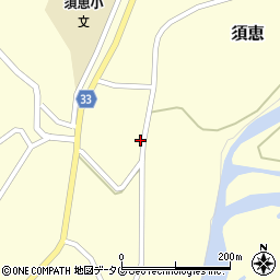熊本県球磨郡あさぎり町須恵今村周辺の地図