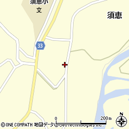 熊本県あさぎり町（球磨郡）須恵（今村）周辺の地図