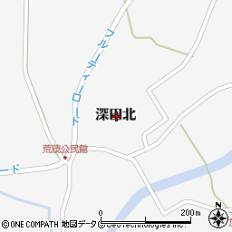 〒868-0441 熊本県球磨郡あさぎり町深田北の地図