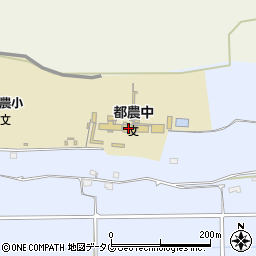 都農町立都農中学校周辺の地図