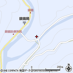 宮崎県西都市銀鏡98-2周辺の地図