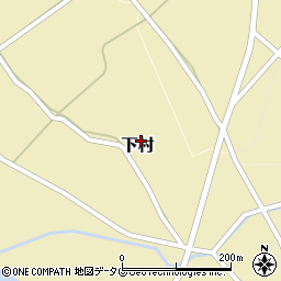 熊本県球磨郡湯前町下村3490周辺の地図