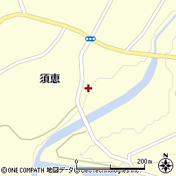 熊本県球磨郡あさぎり町須恵周辺の地図