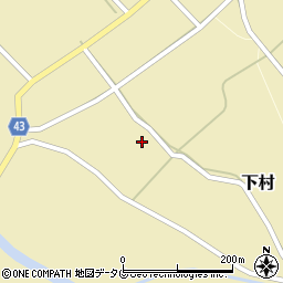 熊本県球磨郡湯前町下村3097周辺の地図