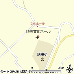 あさぎり町須恵支所周辺の地図