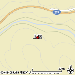 熊本県球磨郡湯前町上猪周辺の地図
