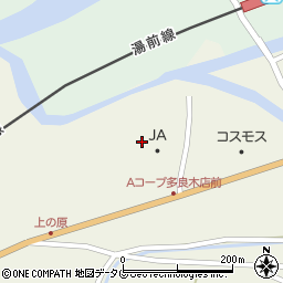 熊本県球磨郡多良木町多良木2822周辺の地図