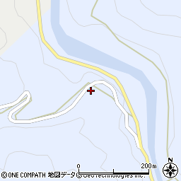 宮崎県西都市銀鏡738-3周辺の地図