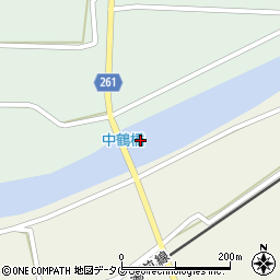 中鶴橋周辺の地図