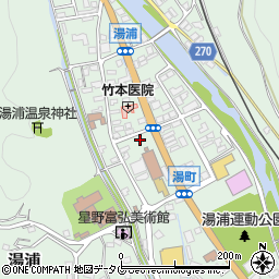 熊本県芦北町（葦北郡）湯浦周辺の地図