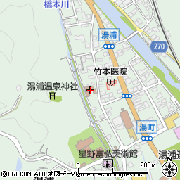 湯浦児童館周辺の地図