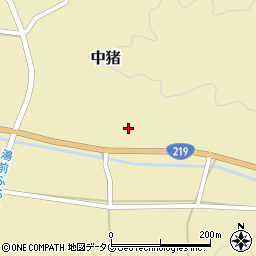 熊本県球磨郡湯前町中猪1097周辺の地図