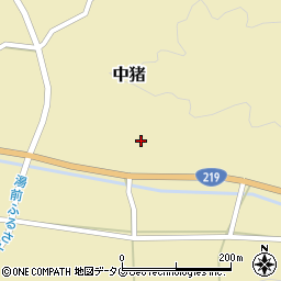熊本県球磨郡湯前町中猪1090周辺の地図