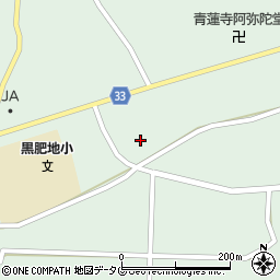 熊本県球磨郡多良木町黒肥地1683周辺の地図