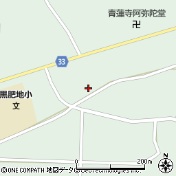 熊本県球磨郡多良木町黒肥地1699周辺の地図