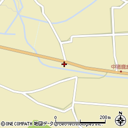 熊本県球磨郡湯前町中猪580周辺の地図