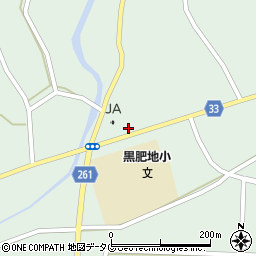 熊本県球磨郡多良木町黒肥地1662周辺の地図