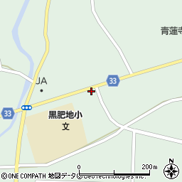 熊本県球磨郡多良木町黒肥地1666周辺の地図