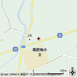 熊本県球磨郡多良木町黒肥地1663周辺の地図