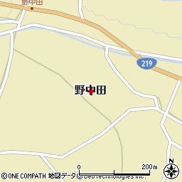 〒868-0623 熊本県球磨郡湯前町野中田の地図