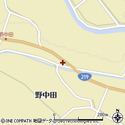熊本県球磨郡湯前町野中田2342周辺の地図