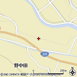 熊本県球磨郡湯前町野中田2344周辺の地図