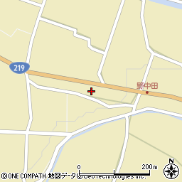 熊本県球磨郡湯前町野中田2306周辺の地図