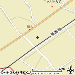 熊本県球磨郡湯前町1424周辺の地図