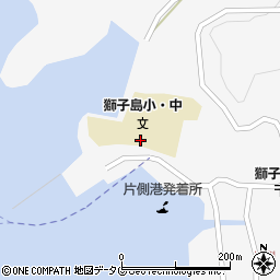 天長フェリー株式会社　片側営業所周辺の地図