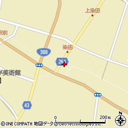 熊本県球磨郡湯前町上染田2600周辺の地図