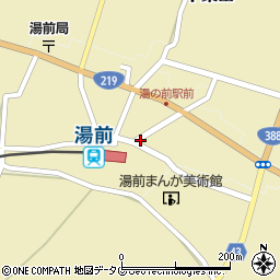 熊本県湯前町（球磨郡）中里周辺の地図