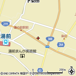 田上サイクル周辺の地図