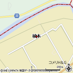 熊本県球磨郡湯前町植木周辺の地図