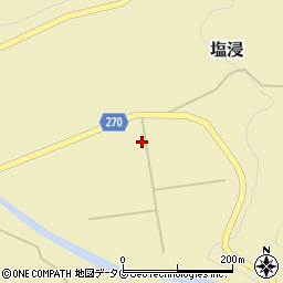 熊本県葦北郡芦北町塩浸342周辺の地図