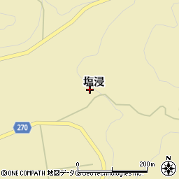 熊本県葦北郡芦北町塩浸215-2周辺の地図