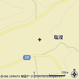 熊本県葦北郡芦北町塩浸254周辺の地図