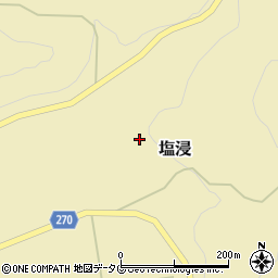 熊本県葦北郡芦北町塩浸271周辺の地図