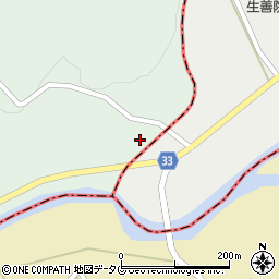 熊本県球磨郡多良木町黒肥地2632周辺の地図