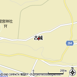 熊本県球磨郡湯前町古城周辺の地図