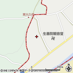 熊本県球磨郡水上村岩野3585周辺の地図