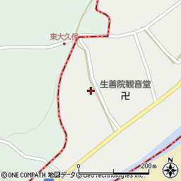 熊本県球磨郡水上村岩野3583周辺の地図