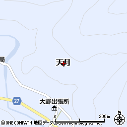 熊本県葦北郡芦北町天月周辺の地図