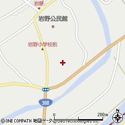 熊本県球磨郡水上村岩野2696周辺の地図