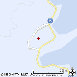 〒863-1403 熊本県天草市河浦町今富１９８３の地図