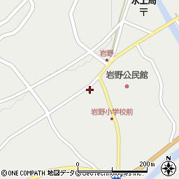 熊本県球磨郡水上村岩野2643周辺の地図