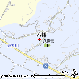 熊本県葦北郡芦北町八幡周辺の地図