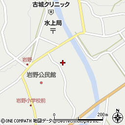 熊本県球磨郡水上村岩野2687周辺の地図