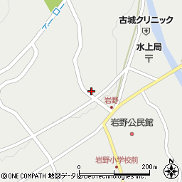 熊本県球磨郡水上村岩野2560周辺の地図