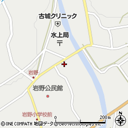 熊本県球磨郡水上村岩野2621周辺の地図